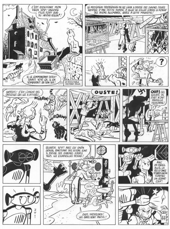 Olivier Schwartz, Le Groom vert de gris - Comic Strip