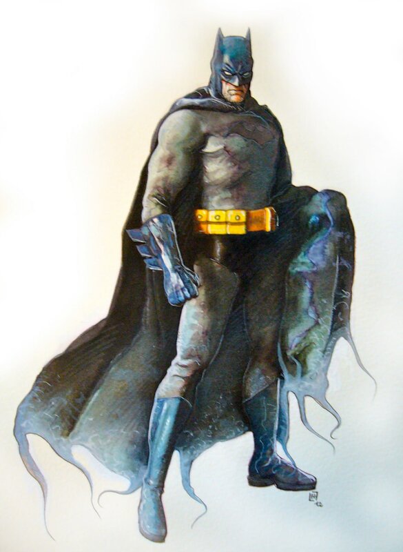 Batman par Fabrice Le Hénanff - Illustration originale