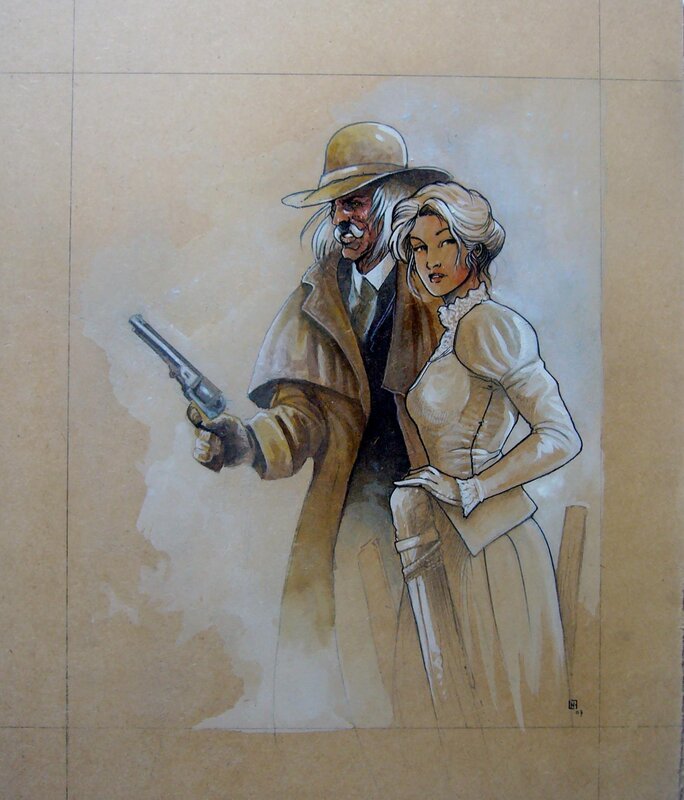 Couv H H Holmes 2 by Fabrice Le Hénanff - Original Cover