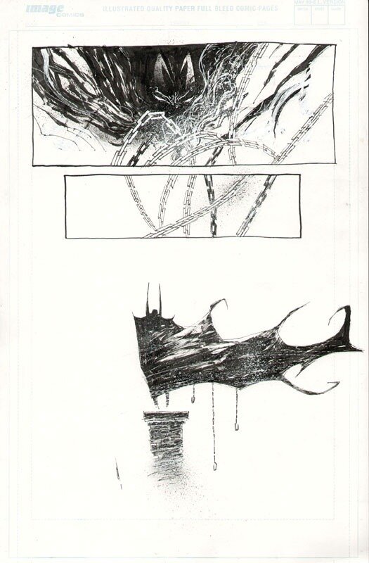 Hellspawn #1 par Ashley Wood - Planche originale