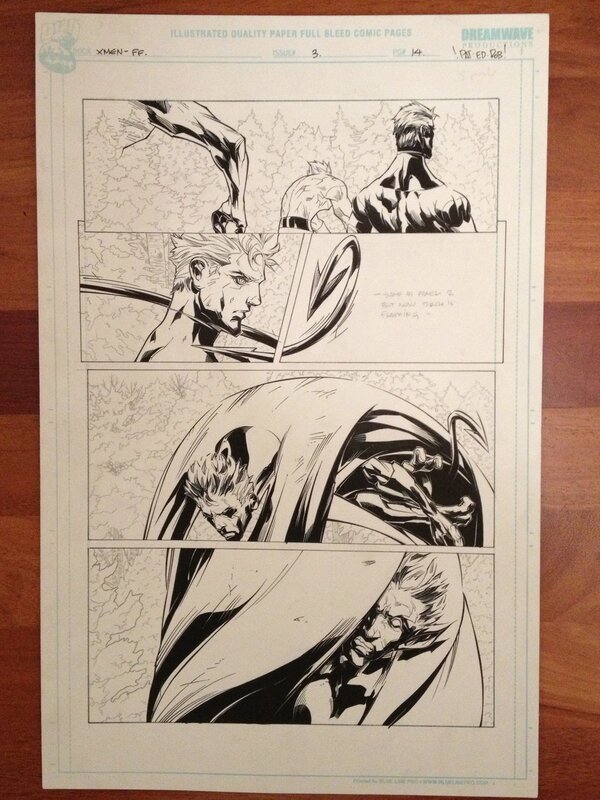 Fantastic Four Xmen by Pat Lee, Robb Armstrong - Comic Strip