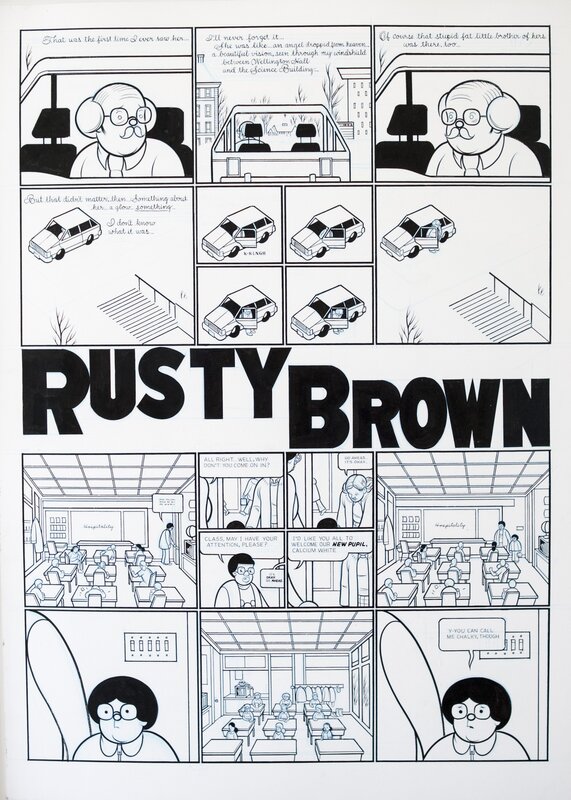 Rusty Brown by Chris Ware - Comic Strip