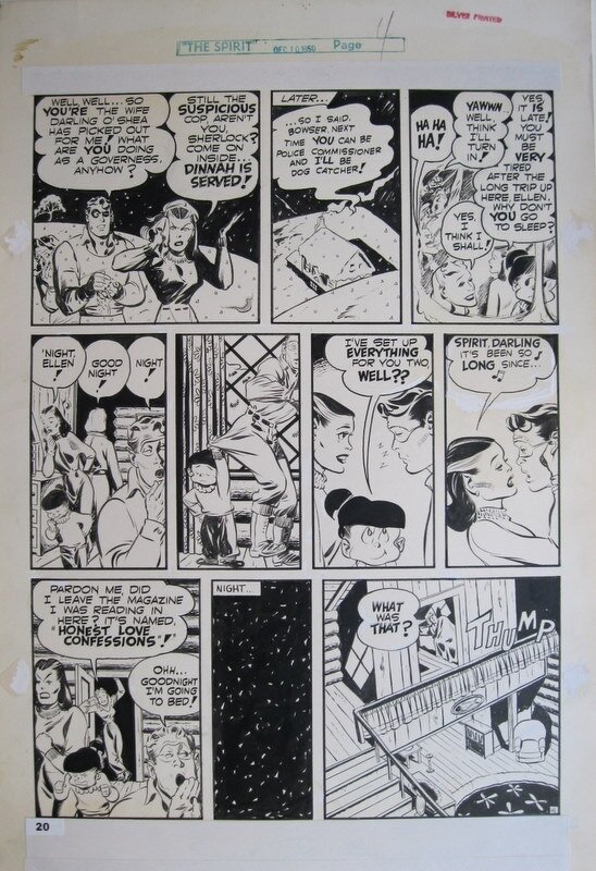 Will Eisner, The Spirit - Snowbound page 4 - Planche originale