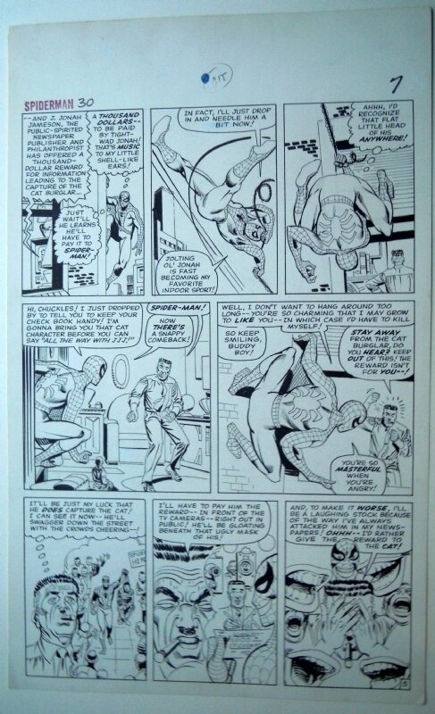 Steve Ditko, Amazing Spiderman 30 - page 5 - Planche originale