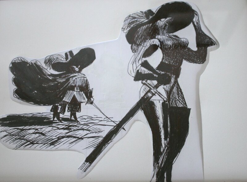 Christophe Gaultier, Donjon Couverture Bo Doi - Planche originale
