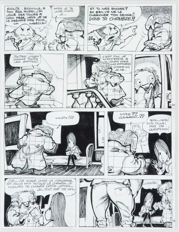 Bernard Hislaire, Bidouille et Violette - Les jours sombres - pl.42 - Comic Strip