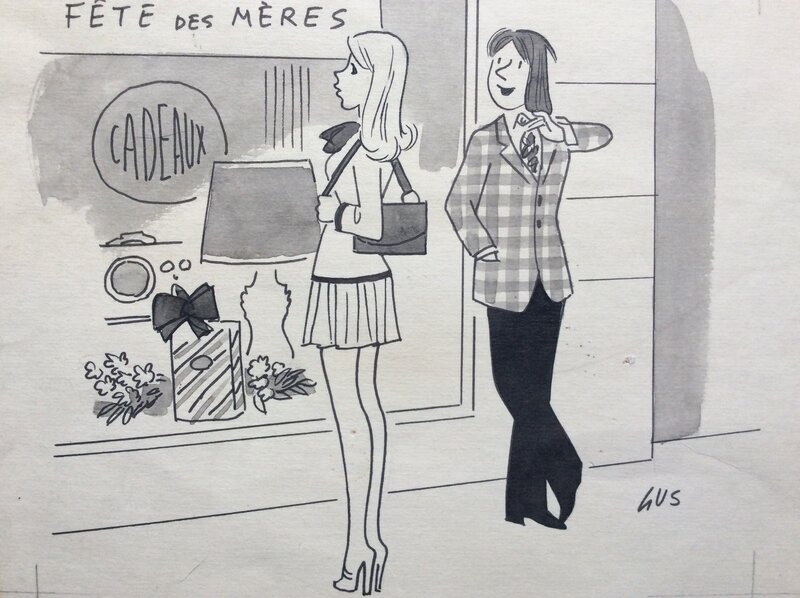 Fête des mères by Gus - Original Illustration