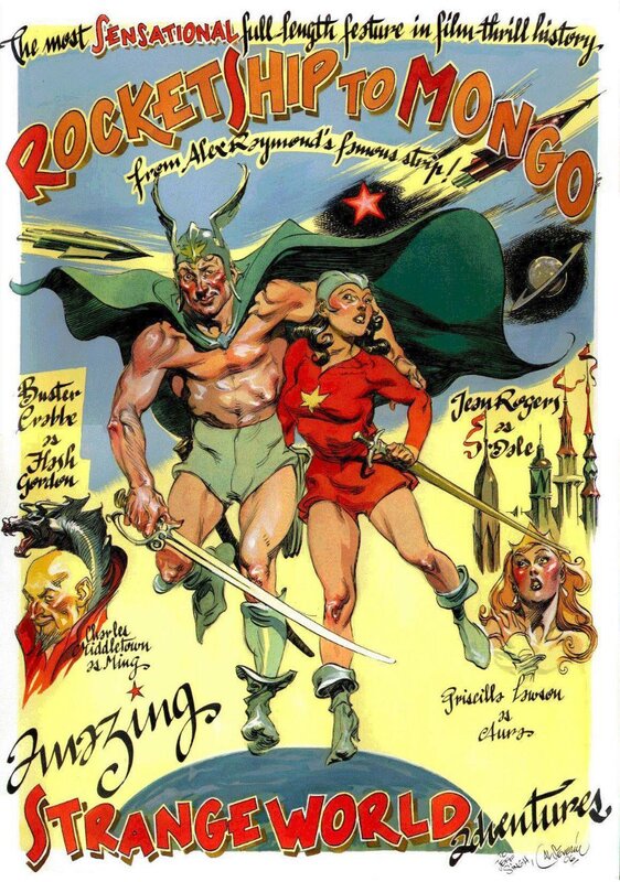Flash Gordon commission by Al Severin - Illustration originale