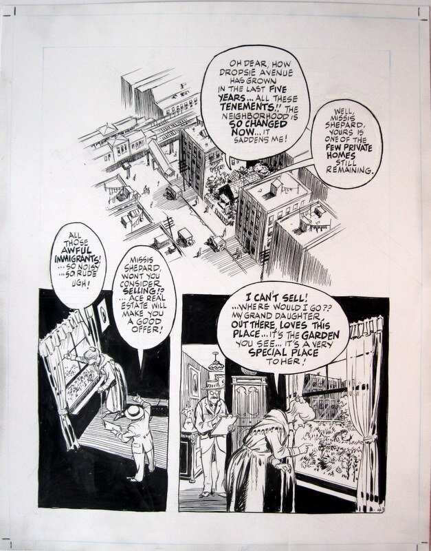 Will Eisner, Dropsie avenue - page 43 - Planche originale