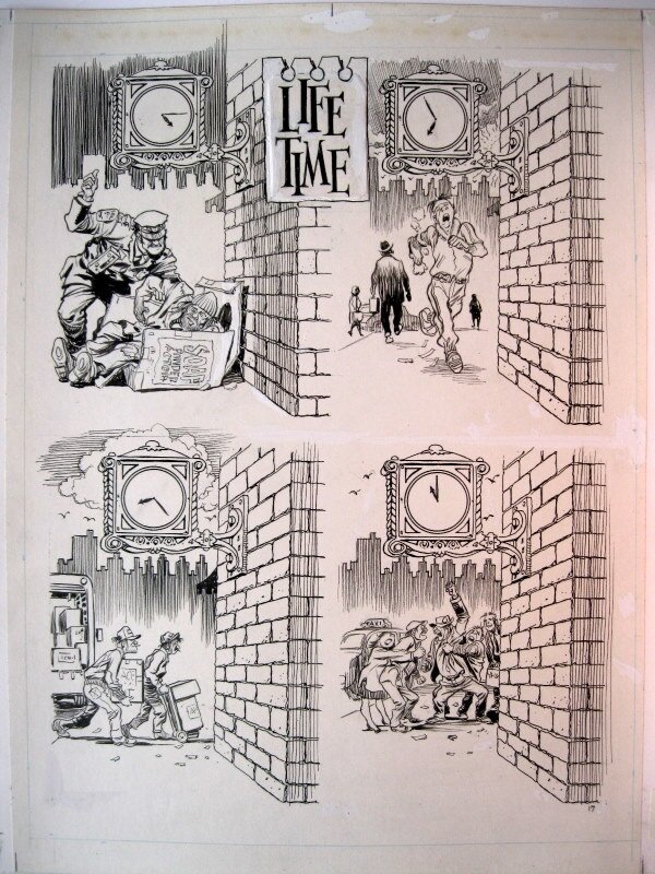 Life Time - page 1 par Will Eisner - Planche originale