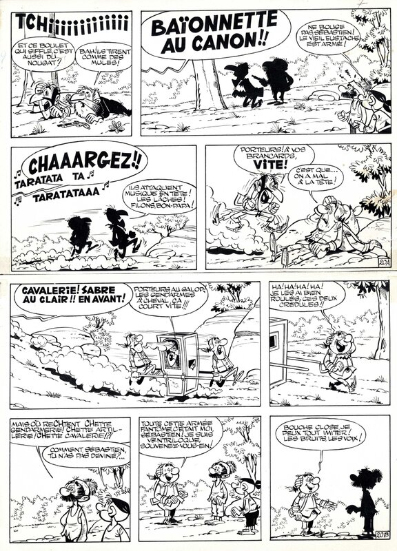 Marcel Remacle, Ouwe Niek en Zwartbaard - Vieux Nick et Barbe-Noire - Comic Strip