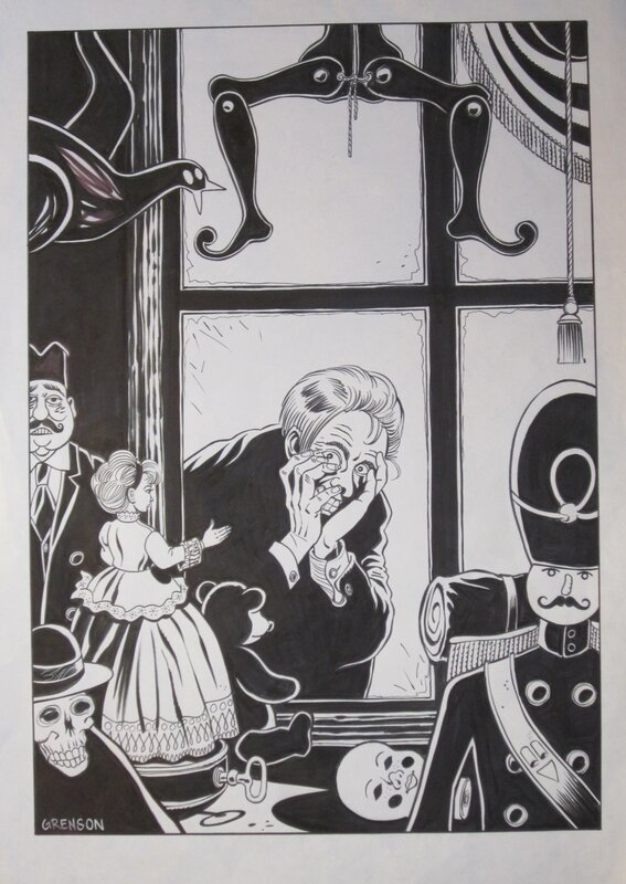 Olivier Grenson, Illustration pour Carland Cross - Comic Strip