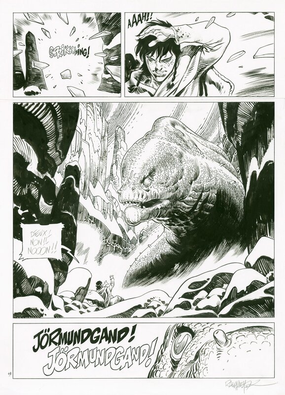 Ralph Meyer, Asgard - Le Serpent-Monde - Comic Strip