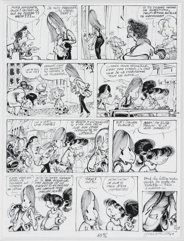 Bernard Hislaire, Bidouille et Violette - Les jours sombres - pl.20 - Comic Strip