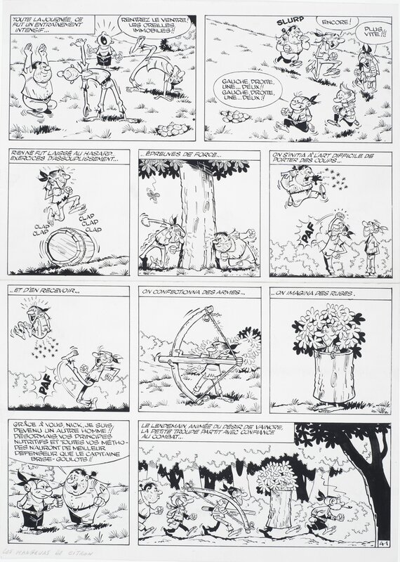 Marcel Remacle, Vieux Nick - Les mangeurs de citron - pl.41 - Comic Strip