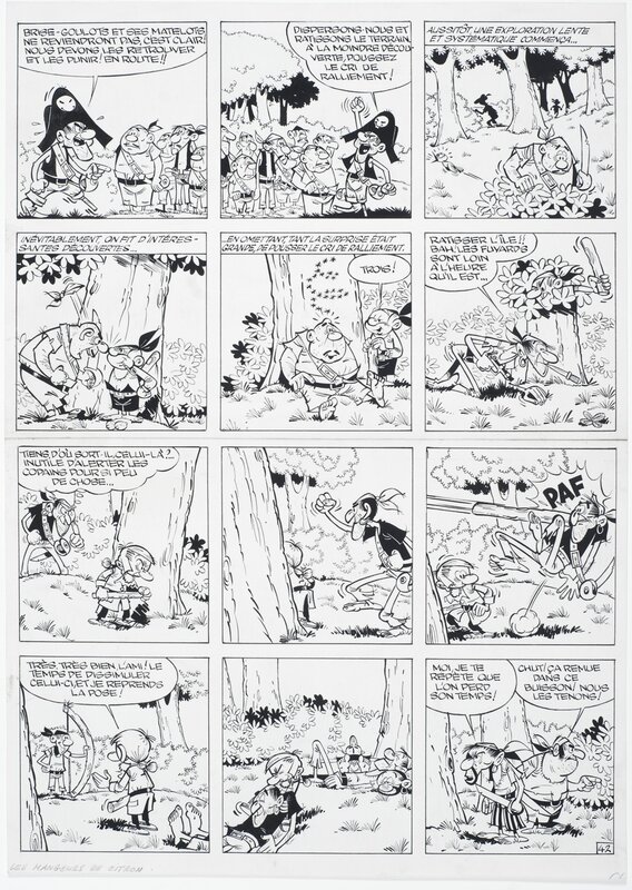 Marcel Remacle, Vieux Nick - Les mangeurs de citron - pl.42 - Comic Strip