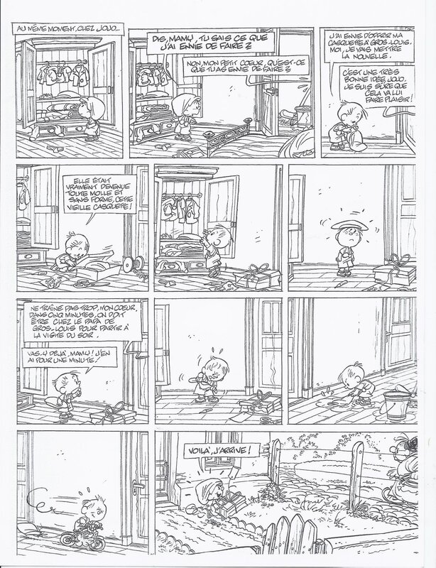 André Geerts, Jojo - On opère Gros Louis - pl.15 - Comic Strip