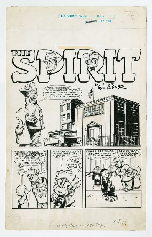Will Eisner - The Spirit - Planche originale