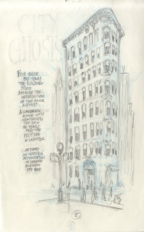 Will Eisner, Crayonné LE BUILDING - Œuvre originale