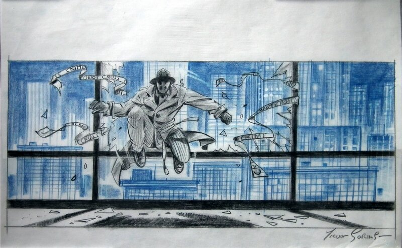 Trevor Goring, Watchmen movie concept artwork - Illustration originale