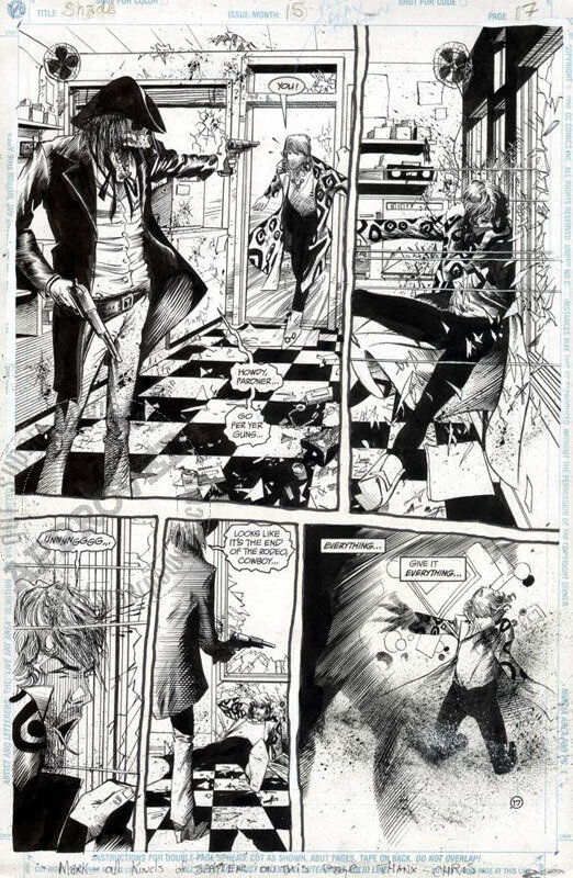 Chris Bachalo, Mark Pennington, Bachalo: Shade: The Changing Man 15 page 17 - Œuvre originale