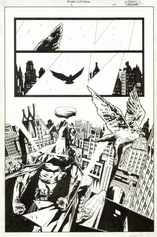 Lee Bermejo, Mick Gray, Bermejo: Batman/Deathblow 3 page 23 - Œuvre originale