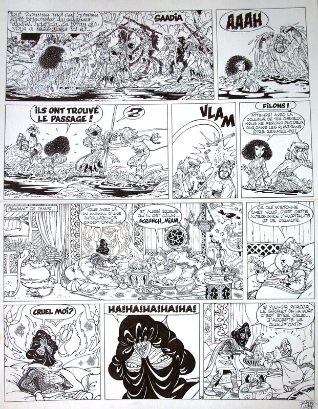 Philippe Luguy, Xavier Fauche, Jean Léturgie, Percevan – Tome 5 – Le Sablier d'El-Jerada - Comic Strip