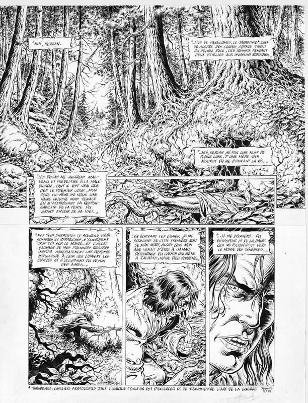 Yves Swolfs, Le Prince de la Nuit - 1ère page T7 - Comic Strip