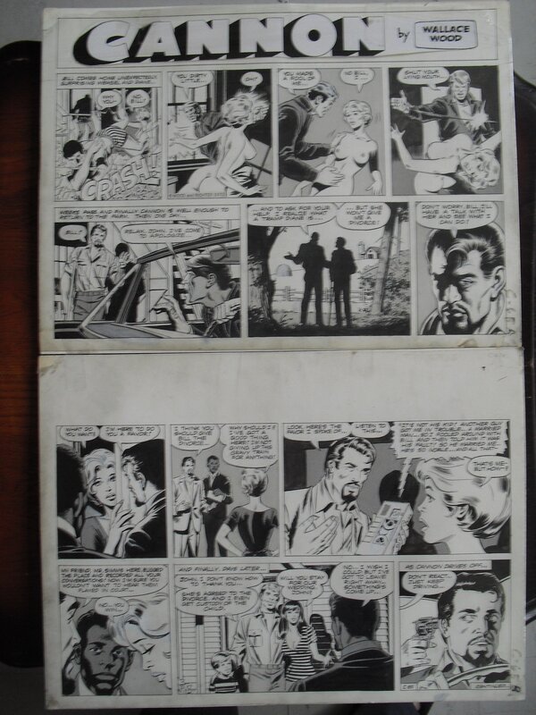 Sunday CANNON by Wally Wood - Comic Strip