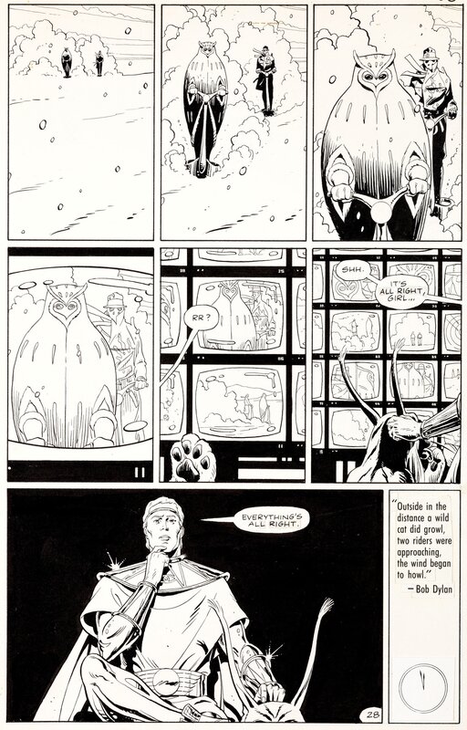 Dave Gibbons, Alan Moore, Watchmen #10 Page 28 - Planche originale