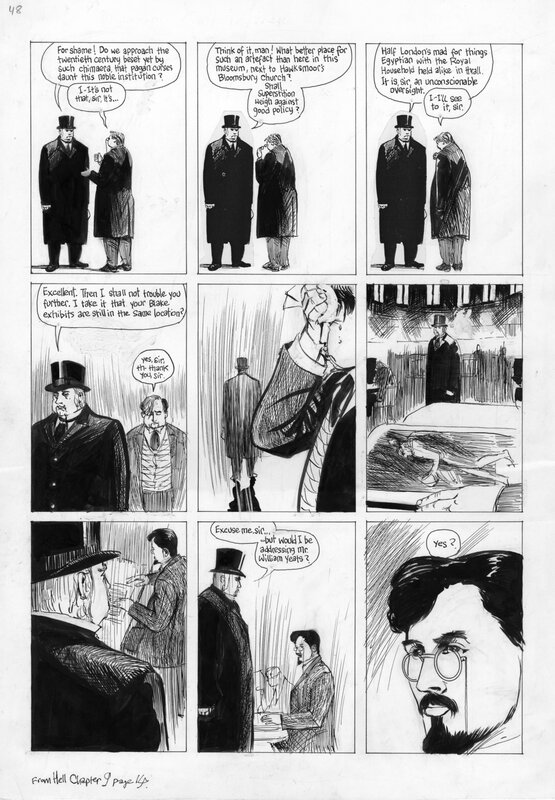 Eddie Campbell, Alan Moore, From Hell Ch 9, page 14 - Planche originale