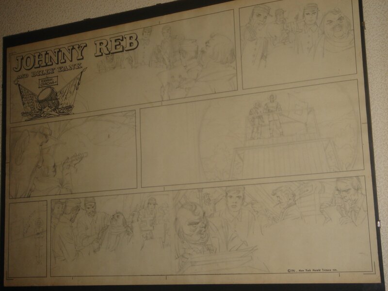 Jack Kirby, Johnny Reb and Billy Yank - Planche originale