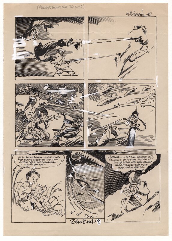 Al Severin, Al Séverin - Cosmos Comics p2 - Planche originale
