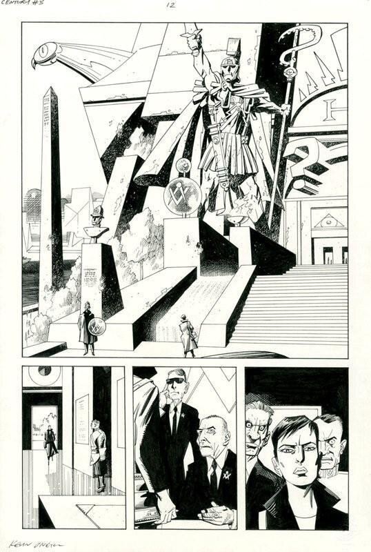 Kevin O'Neill, Alan Moore, La ligue des Gentlemen extraordinaires/League of Extraordinary Gentlemen Century 2009, page 12 - Comic Strip
