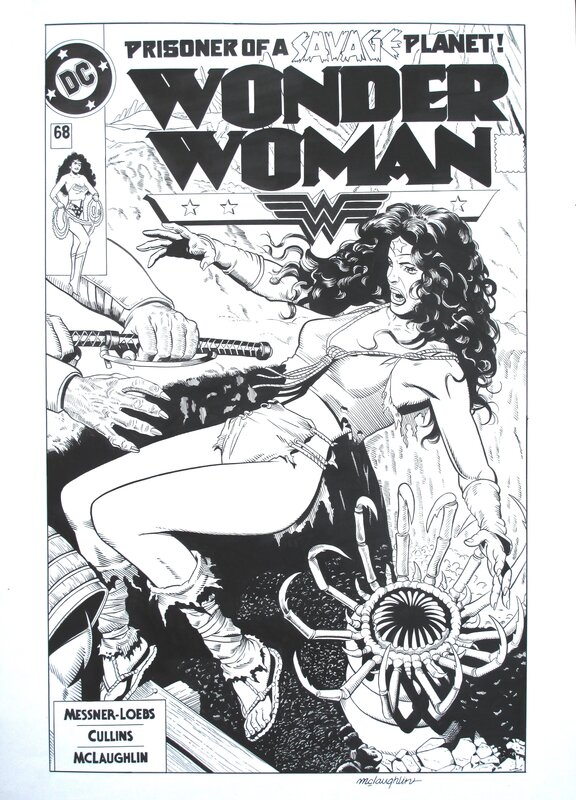 Wonder Woman par Frank McLaughlin - Planche originale