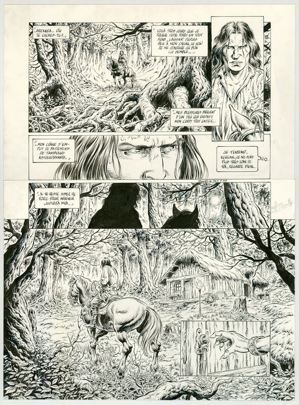 Yves Swolfs, Le Prince de la nuit - La première mort - T7 - Pl 33 - Comic Strip