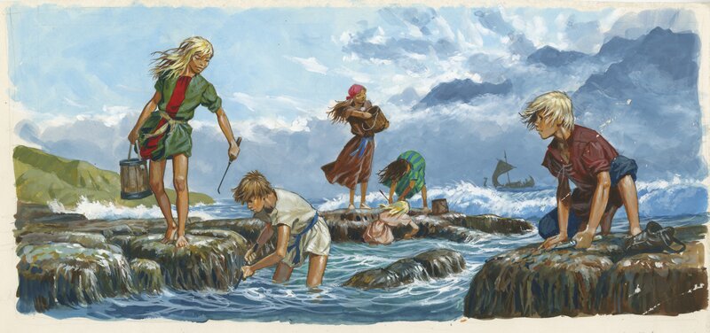 Joubert-Vikings-1982 - Illustration originale