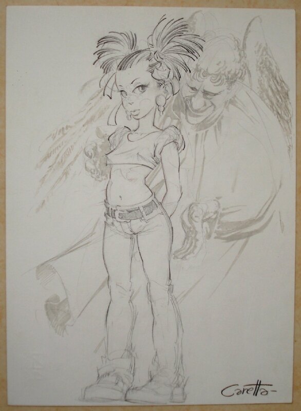Angel Face par Fernando Caretta - Illustration originale