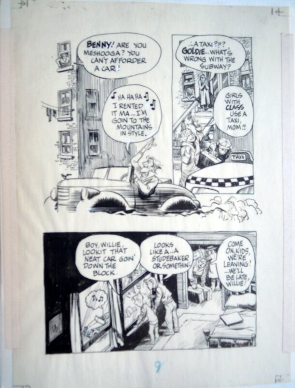 Will Eisner, A contract with god - cookalein page 9 - Planche originale