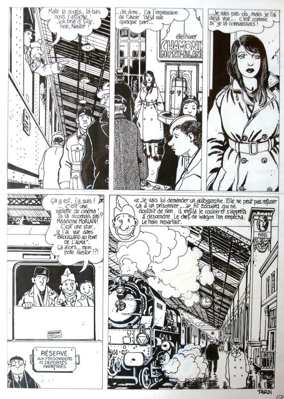 Jacques Tardi, Léo Malet, Nestor Burma  – 120, rue de la Gare - Comic Strip
