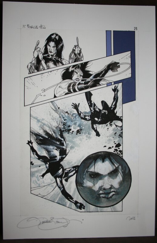 X-Force 2 page 19 par Simone Bianchi - Planche originale