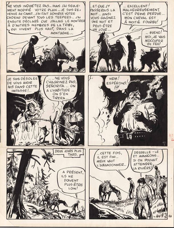 Jijé, Jerry Spring - Lune d' Argent ( t.3 pl.40) - Comic Strip