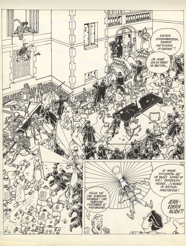 René Pétillon, Jack Palmer-Les Disparus d'Apostrophes-PL 44 - Comic Strip