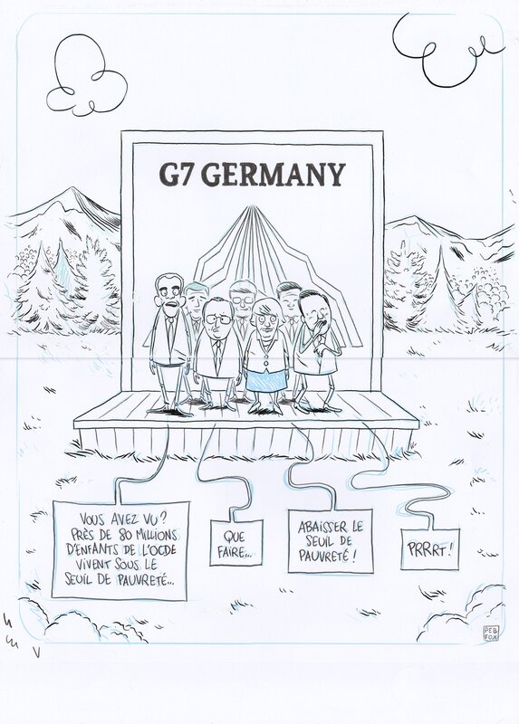 G7 Germany par fox - Illustration originale