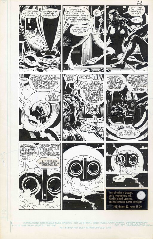 Watchmen #7 Page 28 par Dave Gibbons, Alan Moore - Planche originale