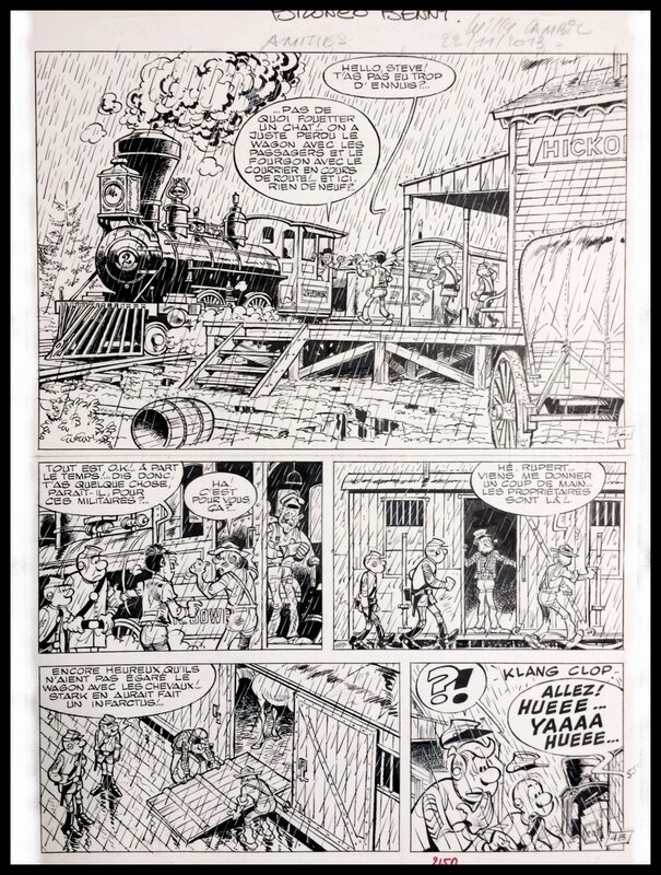 Willy Lambil, Raoul Cauvin, Tuniques bleues - tome 16 - planche 4 - Comic Strip