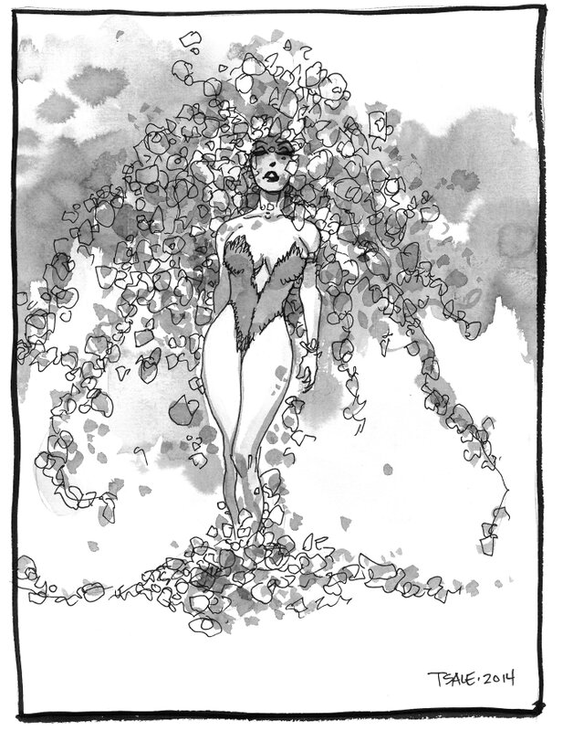 Poison Ivy par Tim Sale - Sketch