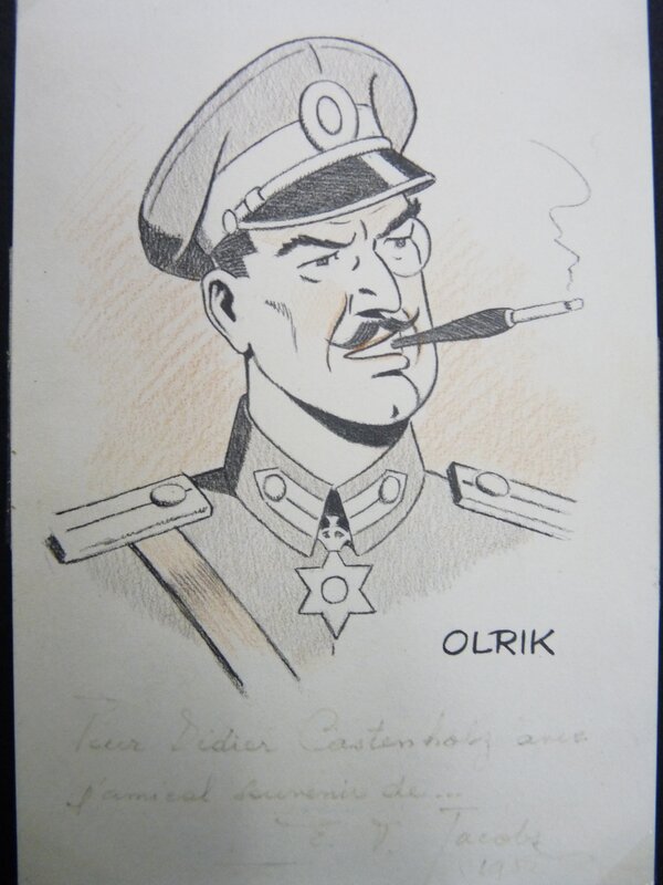 Olrik by Edgar Pierre Jacobs - Sketch