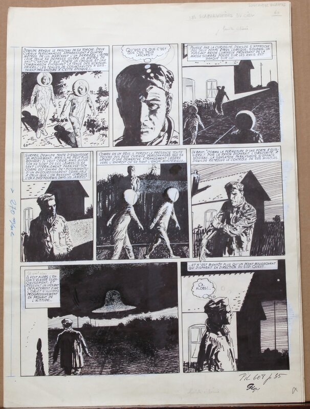 Robert Gigi, Jacques Lob, Page 79 - les apparitions Ovni - Dargaud - Comic Strip