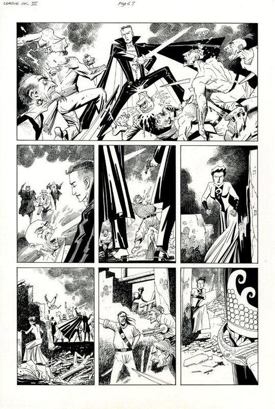 Kevin O'Neill, Alan Moore, League of Extraordinary Gentlemen Century 1910 page 67 - Comic Strip